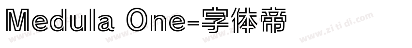 Medula One字体转换